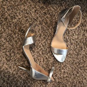 Silver BP heels
